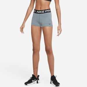 Nike Pro Women's 3" Shorts- Gray